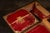 Wood 19th Century Immigrant Steamer Trunk With Decorated Interior Partitions For Sale - Image 7 of 11