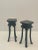 Carved Ebonized Maison Jansen Style Side Tables -A Pair For Sale - Image 9 of 13