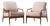 Milo Baughman for Thayer Coggin Mid Century Walnut Lounge Chairs - Pair For Sale