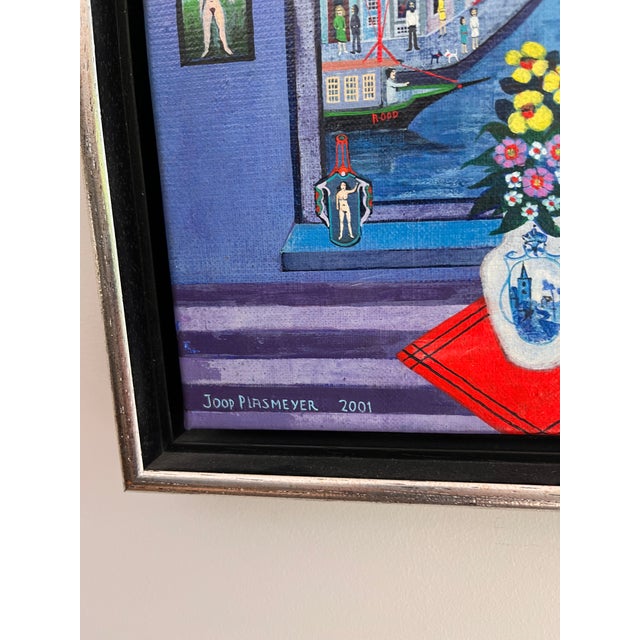 2000 - 2009 Joop Plasmeijer, a Room with a View, 2001, Oil on Canvas, Framed For Sale - Image 5 of 7