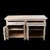 Coastal Late 20th Century Distressed Split Bamboo Dresser For Sale - Image 3 of 6