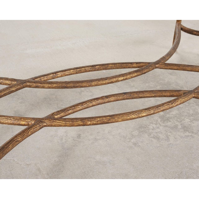 Dennis & Leen Chinoiserie Iron Gilt Tray Cocktail Table For Sale - Image 11 of 17