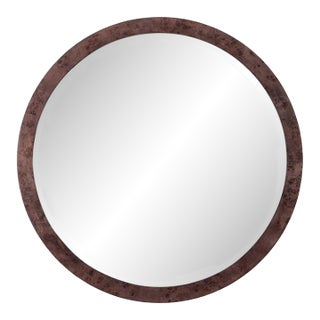 Jamie Young Chandler Round Mirror, Charcoal For Sale