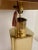 Victorian Vintage Chinoiserie Brass Tea Canister Table Lamp and Lampshade For Sale - Image 3 of 13