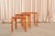 Mid-Century Modern Danish Modern Teak Nesting Tables, Ceramic Tile Tops, 1960s Style For Sale - Image 3 of 15