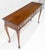 Henredon Solid Cherry Queen An Style Two Drawers Low Profile Console Table MINT For Sale - Image 4 of 16