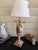 Silver Fine Antique Italian Neoclassical Giltwood & Silver Leaf Carved Urn Table Lamp For Sale - Image 8 of 12