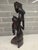 Ebony Vintage Mid-Century Balinese Modernist Mother and Child – 13-Inch Macassar Ebony Carving For Sale - Image 8 of 12