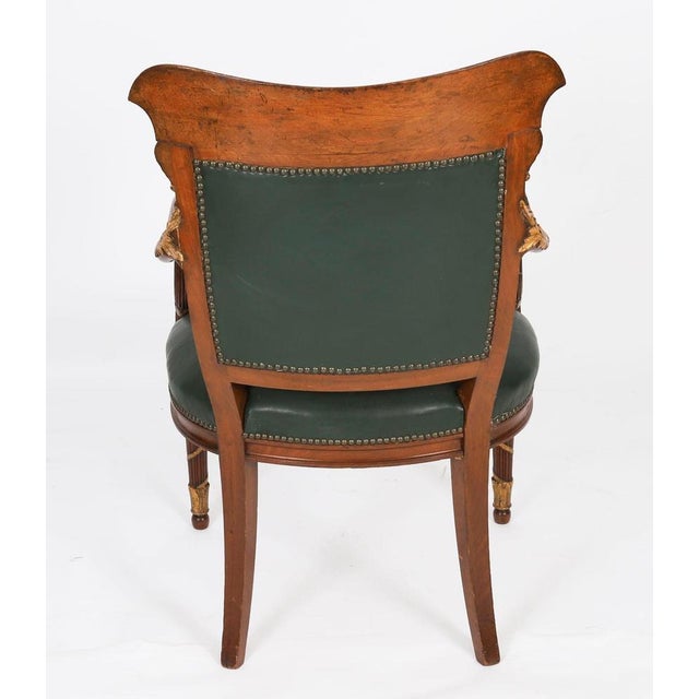 Antique French Mahogany and Giltwood Dining Chairs, 1860s, Set of 14 For Sale - Image 11 of 18