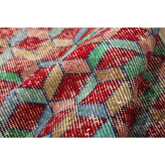 Zeki Muren Vintage Turkish Sivas Rug, 02'02 X 07'04 For Sale In Dallas - Image 6 of 10
