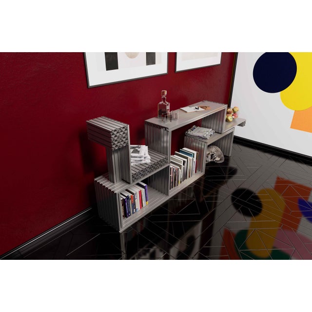 Not Yet Made - Made To Order Tokyo Bookshelf from Aluminium Exchange For Sale - Image 5 of 6