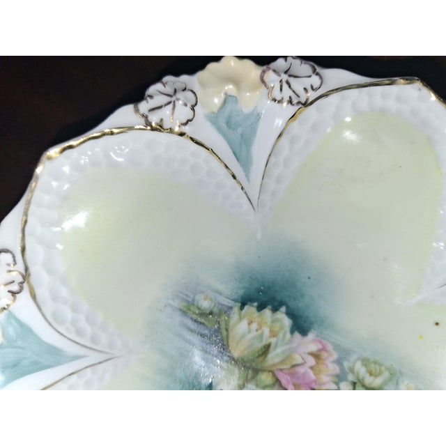 Authentic r.s. Prussia Antique Porcelain Plate Made by the Reinhold Schlegelmilch Factory in Germany. For Sale In Greenville, SC - Image 6 of 7