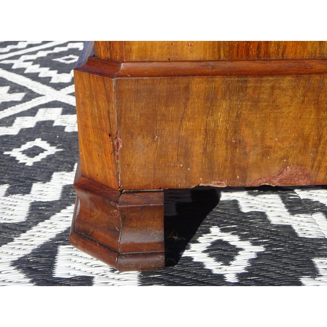 Louis Philippe Burr Walnut Washstand with Railway-Style Mechanism For Sale - Image 17 of 18