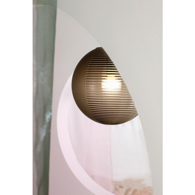 Gray Big Stellar Pendant Light in Smoky Grey by Sebastian Herkner For Sale - Image 8 of 11