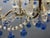 Vintage Macaroni Blue Murano Glass Chandelier, 1950s For Sale - Image 6 of 13