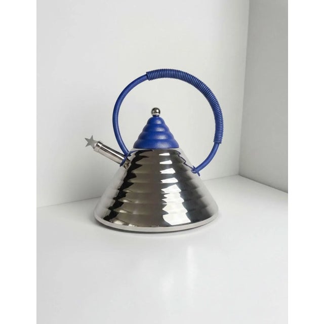 Vintage Italian Whistling Kettle by Stella Marina Sgarbi, 1980s For Sale - Image 6 of 10