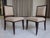 Beige Leather Side Chairs with Brass from the Hotel Baur Au Lac Zurich, 1980, Set of 2, in Very Good conditions. Designed...