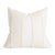 Tulum Casement Pillow Cover in Ivory, 20x20 Pillow For Sale