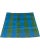 Mid-Century Modern Vintage Set 4 Blue Green Silk Gingham Plaid Cocktail Napkins Barware For Sale - Image 3 of 13