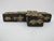Mexican Folk Art Milagros Hand Carved Wood Cross Nailed Charms Wall Hanging For Sale - Image 4 of 9