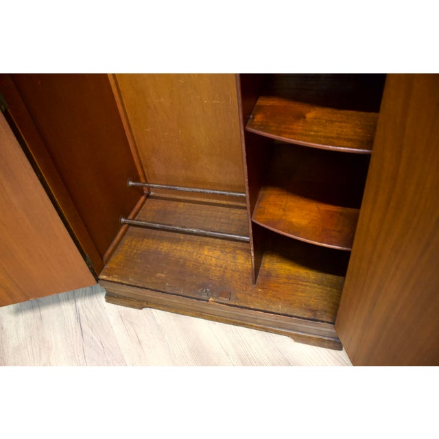Art Deco Compact Wardrobe in Walnut, 1930s For Sale - Image 11 of 12