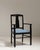 Black 1920s French Black Arts and Crafts Upholstered Armchair For Sale - Image 8 of 15