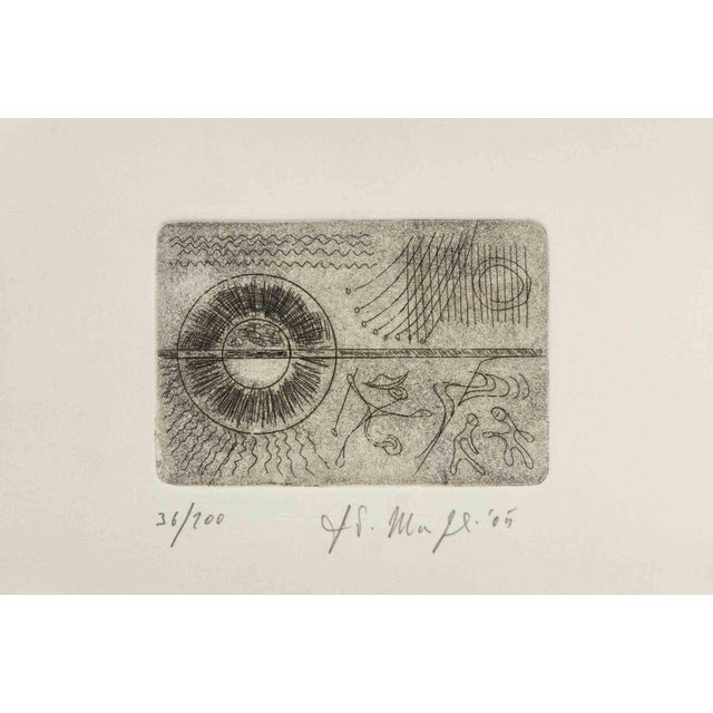 Fausto Maria Franchi, Abstract Composition, Etching, 2005 For Sale