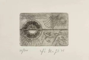 Fausto Maria Franchi, Abstract Composition, Etching, 2005