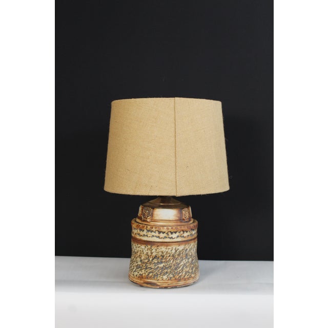 Mid 20th Century Mid 20th Century Roland Zobel Influence Ceramic Lamp For Sale - Image 5 of 13