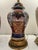 Metal Antique Imari Ginger Shaped Table Lamp Cobalt Blues, Orange, Gold and Salmon For Sale - Image 7 of 7