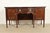Antique French Regency Louis XVI Carved Mahogany Sideboard or Bar Cabinet For Sale - Image 16 of 16