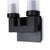 Traditional Regina Andrew Montecito Iron Outdoor Double Sconce, Black For Sale - Image 3 of 7