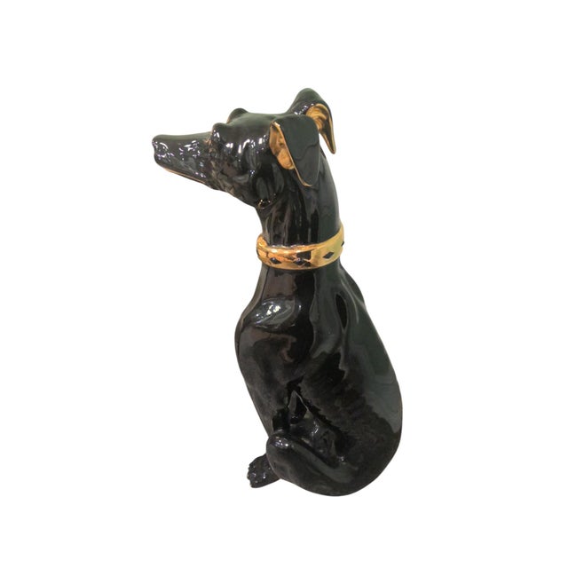 Italian Mid 20th Century Italian Greyhound Statue For Sale - Image 3 of 6