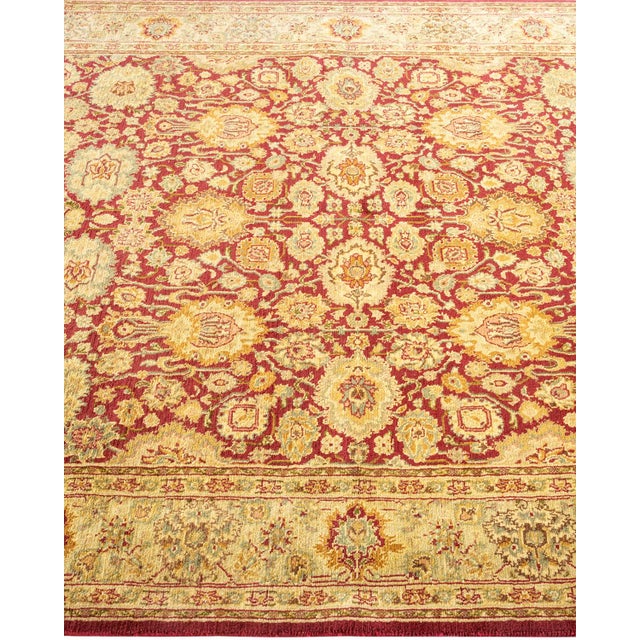 Solo Rugs Mogul, One-of-a-Kind Hand-Knotted Area Rug in Purple, 4' 7" x 6' 10" For Sale - Image 4 of 8