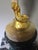 J.R. Colinet, Chryselephantine Style Sculpture, 1930, Gilt Bronze on Marble Base For Sale - Image 4 of 11