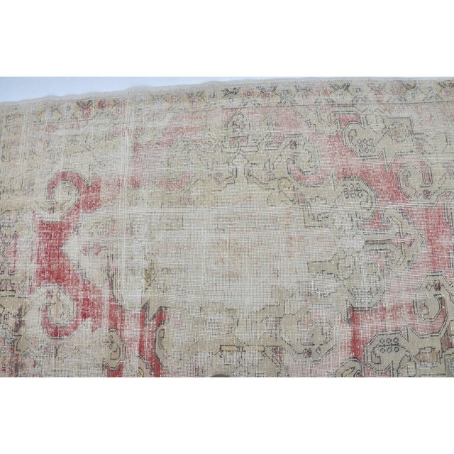Turkish Anatolian Vintage Wool Rug For Sale - Image 3 of 10