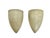 Cream Large Art Deco Cocoon Shape Alabaster Wall Sconce, 1970s, Set of 2 For Sale - Image 8 of 11
