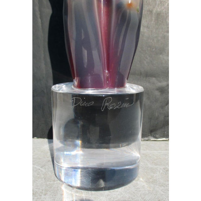 Late 20th Century Dino Rosin Art Glass Female Sculpture For Sale - Image 5 of 13