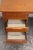 Vintage Mid-Century Modern Six Drawer Teak Writers Desk For Sale - Image 10 of 18