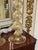 Modern Gold Murano Glass Ball Form Lamps - Pair For Sale - Image 4 of 6