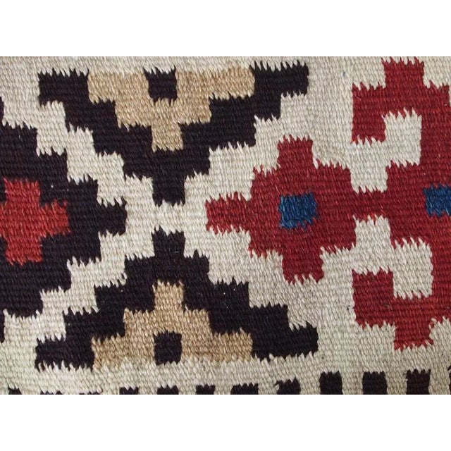 Antique Oriental Nomadic Ardabil Kilim Rug, 1930s For Sale - Image 11 of 13