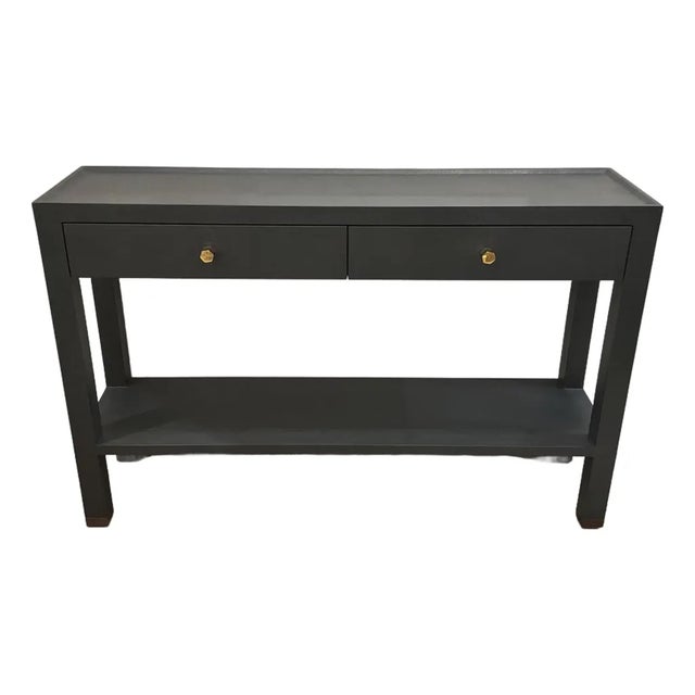 Made Goods Co Jarin Dark Navy Console For Sale
