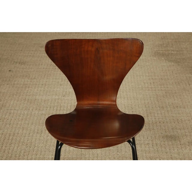 Mid-Century Modern Arne Jacobsen 'Series-7' Jacaranda Rosewood Stacking Chairs, 1960s, Signed For Sale - Image 3 of 18
