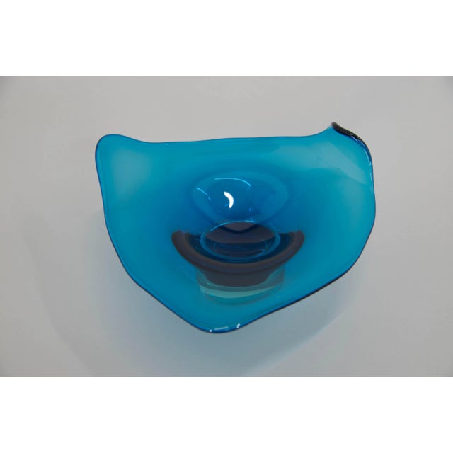 1980s Art Glass Bowl by Milan Metelak, 1980 For Sale - Image 5 of 10