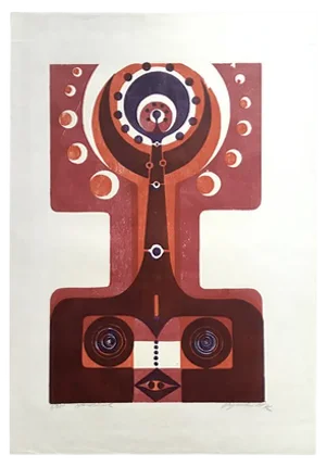 Vintage Print by Manfred Degenhardt, 1972