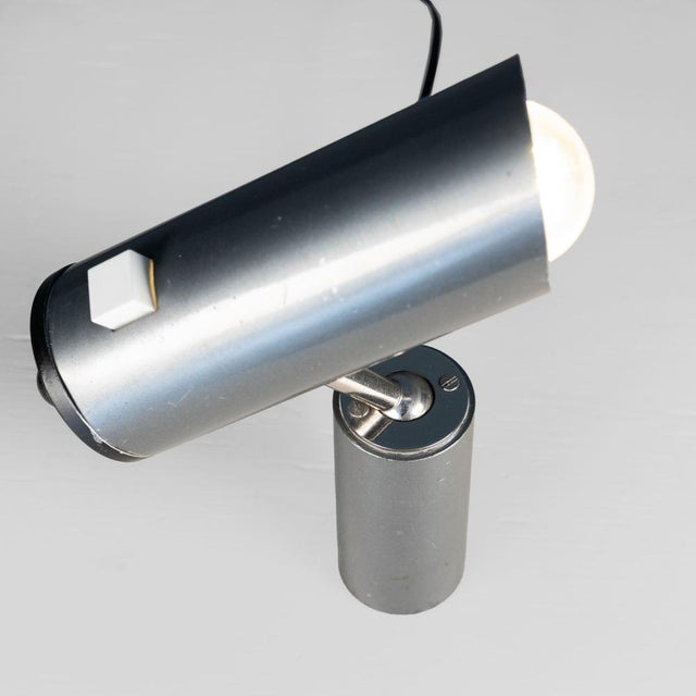 Small Steel Table Lamp, 1970 For Sale - Image 3 of 10