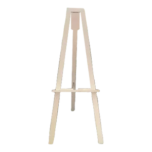 1990s Wood Easel Painted in Antique White