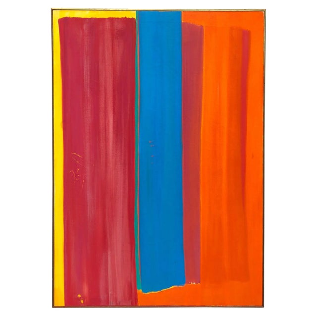 Mid Century Abstract in Primary Colors For Sale - Image 13 of 13