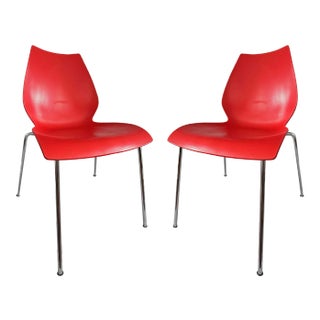 Italian Kartell Chairs - A Pair For Sale