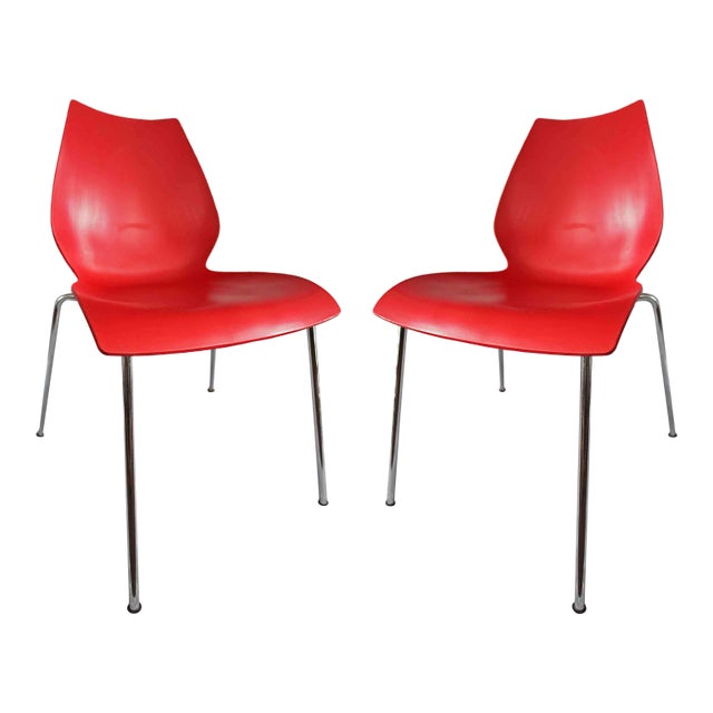 Italian Kartell Chairs - A Pair For Sale
